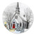 Country Church Envelope Seals - Set of 72