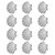 Cabilock 12PCS Non-Slip Bathtub Stickers Anti Slip Safety Shower Strips Treads Adhesive Sea Shell Shape Appliques Decals for Bathroom Toilet