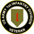 3.8 inch US Army 1st Infantry Division Veteran Decal Sticker