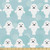 Ambesonne Sea Animals Fabric by The Yard  Baby Seals with Faces Children Smiling Cheerful Kids Theme  Decorative Fabric for Upholstery and Home Accents  1 Yard  Turquoise Pale Blue