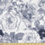 Ambesonne Shabby Flora Fabric by The Yard  Garden Spring Roses Buds with Leaves Flowers Romantic Image Artwork  Decorative Fabric for Upholstery and Home Accents  1 Yard  Cadet Blue
