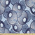 Ambesonne Vibrant Fabric by The Yard  Geometric Sea Shells Nature Inspired Repetitive Rhythmic Illustration  Microfiber Fabric for Arts and Crafts Textiles  and  Decor  1 Yard  Baby Blue and Navy Blue