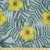 Ambesonne Floral Fabric by The Yard  Hawaii Ornamental Hibiscus Flowers Along Exotic Long Leaves Print  Microfiber Fabric for Arts and Crafts Textiles  and  Decor  1 Yard  Pale Blue Yellow and Green