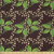 Ambesonne Botanical Fabric by The Yard  Natural Theme Leaves Along Floral Ornaments Vintage Meadow Pattern  Microfiber Fabric for Arts and Crafts Textiles  and  Decor  1 Yard  Seal Brown Green White