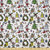 Ambesonne Nursery Fabric by The Yard  Christmas Concepts Drawn in Cartoon Style Santa Snowman Children Presents Mistletoe  Microfiber Fabric for Arts and Crafts Textiles  and  Decor  Multicolor