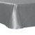 Ultimate Textile Herringbone - Fandango 60 x 84-Inch Oval Tablecloth  Silver Grey