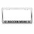 Speedy Pros Soccer Mom License Plate Frame Stainless Metal Tag Holder