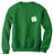 Irish Shamrock Pocket Size Lucky Charm Clover St. Patrick s Day Women Sweatshirt Medium Green