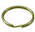 Lucky Line 7/8" Solid Brass Split Rings; 100 Per Box; (80300)