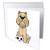 3dRose Funny Cute Brussels Griffon Puppy Dog Playing Soccer Sports. - Greeting Cards -gc_326726_2-