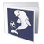 3dRose Funny Cute Beluga Whale Playing Soccer Sports Beach Cartoon - Greeting Cards -gc_334604_5-