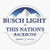 Busch Light Is This Nations Backbone Decal Vinyl Bumper Sticker 5 inch