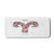Ambesonne Zodiac Aries Computer Mouse Pad  Lively Butterflies and Blooming Flowers as an Astrology Spring Inspired  Rectangle Non-Slip Rubber Mousepad X-Large  35 inch x 15 inch Gaming Size  Multicolor