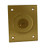 Hubbell-Raco 6289 1-Gang Rectangular Floor Box Cover with Threaded Plug