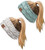 Headwrap Bundle - 1 Confetti Ivory  1 Confetti Mint -2 Pack-
