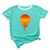 Franterd Shirts for Women Funny Summer Patchwork Print Tops Shirts Loose Fit Short Sleeve Casual Blouse Graphic Tees Top
