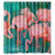 FMSHPON Flamingo Pattern Waterproof Polyester Fabric Shower Curtain 66 x 72 Inches