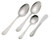 Gorham Melon Bud Frosted 4-Piece Stainless Steel Flatware Serving Set