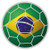 JJH Inc Magnet Brazil Soccer Ball Flag Flexible Vinyl Magnet Waterproof Car Magnetic Bumper Sticker 5 inch