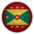 JJH Inc Grenada Flag Soccer Ball Vinyl Decal Sticker Waterproof Car Decal Bumper Sticker 5 inch