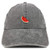 Armycrew Watermelon Embroidered Patch Unstructured Cotton Washed Baseball Cap - Black
