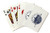 Jersey City  New Jersey - Skyline Seal  Blue   Playing Card Deck - 52 Card Poker Size with Jokers