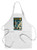 Houston  Texas - Retro Skyline  Cotton Polyester Chef s Apron