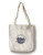 Lantern Press St. Petersburg  Florida - Skyline Seal  Blue   100 Percent Cotton Tote Bag - Reusable