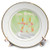 3dRose Number 73 Candle with Colorful Dots on Top of Whipped Icing, Happy Birthday - Porcelain Plate, 8-inch (cp_179408_1)