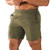 Musgneer Men s Workout Gym Quick Dry Shorts Bodybuilding Lightweight Training Running Shorts with Pockets Army Green US XS Tag M