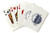 Lantern Press Palm Springs  California - Skyline Seal  Blue   Poker Size Playing Cards with Jokers  52-Card Deck