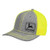 John Deere Mens  High Vis Rubber Patch Hat Cap - LP73366