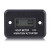 Engine Hour Meter  Wireless LCD Digital Hour Gauge Vibration Activated Waterproof Hourmeter for Motorcycle ATV Boat Marine Gas Diesel Engine Black