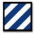 MAGNET US Army 3rd Infantry Division Patch Decal Magnetic Sticker 5.5 inch