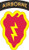 MAGNET US Army 25th Infantry Division Airborne Tab Patch Decal Magnetic Sticker 5.5 inch