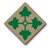 MilitaryDecals23 Magnet US Army 4th Infantry Division Patch Decal Magnetic Sticker 3.8 inch