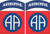 MAGNET Army 82nd Airborne Division Patch 2 Pack of 3.8 Magnetic Sticker Decals