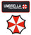 Resident Evil Umbrella Corporation Patch  PVC Rubber-2PC Bundle