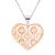 555Jewelry Stainless Steel Laser Cut Grooved Filigree Heart Necklace  Love Heart Pendant Necklace for Women  Heart Necklace for Girls  21 Inches Cable Chain  Rose Gold 555Jewelry Stainless Steel Laser Cut Grooved Filigree Heart Necklace  Love Heart Pendant Necklace for Women  Heart Necklace for Girls  21 Inches Cable Chain  Rose Gold