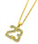 Exo Jewel 18k Gold Plated Gold Diamond Number 23 Pendant Stainless Steel Necklace with 24 inch  Chain