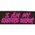 I Am My Sisters Keeper Patch - 4x1.5 inch. Embroidered Iron on Patch
