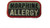 MORPHINE ALLERGY Morale Patch  ACU  Foliage Green