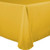 Ultimate Textile 52 x 70-Inch Oval Polyester Linen Tablecloth Goldenrod
