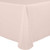 Ultimate Textile 60 x 84-Inch Oval Polyester Linen Tablecloth Ice Peach