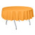 Ultimate Textile 72-Inch Round Polyester Linen Tablecloth Neon Orange