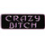 Hot Leathers - PPL9179 Crazy Bitch Patch  4 inch  Width x 2 inch  Height