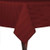 Ultimate Textile Satin-Stripe 52 x 70-Inch Rectangular Tablecloth Brick Rust Red
