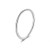 Candyfancy 925 Sterling Silver 1.2mm Stacking Midi Thin Rings Pinky Ring Stack Knuckle Rings Band Silver Ring Size 4.5