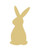 Rabbit Cutout Unfinished Wood Animal Nursery Kids Decor Spring Door Hanger MDF Shape Canvas Style 1