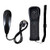 Prodico Wii Remote and Nunchuck Controller with Silicone Case and Strap for Nintendo Wii Wii U Wii mini (black)